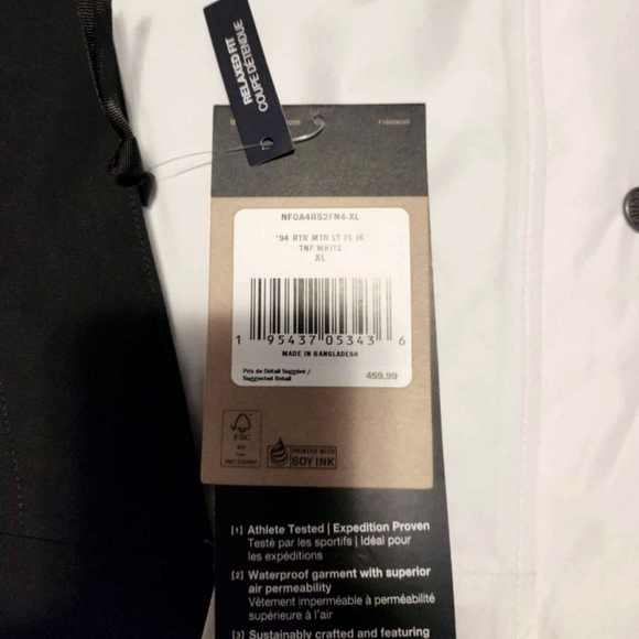The North Face 1994 Retro Mountain Light FUTURELIGHT Jacket / TNF White - Picture 4 of 9